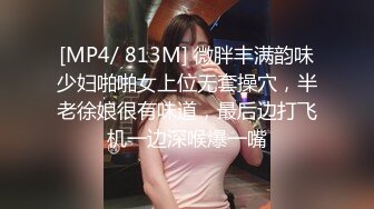 [MP4/ 813M] 微胖丰满韵味少妇啪啪女上位无套操穴，半老徐娘很有味道，最后边打飞机一边深喉爆一嘴