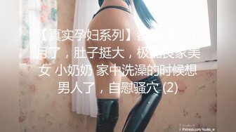 【真实孕妇系列】都已经六个月了，肚子挺大，极品良家美女 小奶奶 家中洗澡的时候想男人了，自慰骚穴 (2)