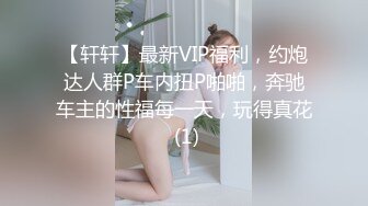 【轩轩】最新VIP福利，约炮达人群P车内扭P啪啪，奔驰车主的性福每一天，玩得真花 (1)