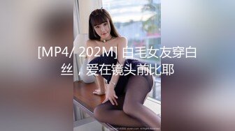 [MP4/ 202M] 白毛女友穿白丝，爱在镜头前比耶