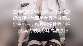 云盘高质露脸泄密，旅游社高颜值拜金气质美女导游甘愿做金主小三，各种日常性爱自拍，无套内射无水印高清原版