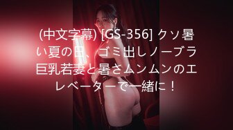 (中文字幕) [GS-356] クソ暑い夏の日、ゴミ出しノーブラ巨乳若妻と暑さムンムンのエレベーターで一緒に！