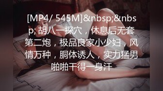 [MP4/ 545M]&nbsp;&nbsp; 胡八一探穴，休息后无套第二炮，极品良家小少妇，风情万种，胴体诱人，实力猛男啪啪干得一身汗