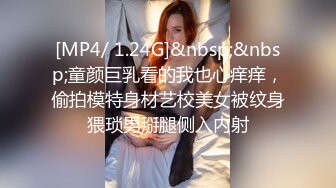 [MP4/ 1.24G]&nbsp;&nbsp;童颜巨乳看的我也心痒痒，偷拍模特身材艺校美女被纹身猥琐男掰腿侧入内射