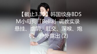 ✨【截止3.30】韩国纹身BDSM小母狗「Bella」调教实录 悬挂、虐阴、肛交、深喉、炮机、户外露出 (2)