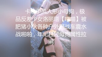 ❤️卡哇伊风人形小母狗，极品反差少女洛丽塔【喵喵】被肥猪小伙各种户外野战车震水战啪啪，年纪轻轻母狗属性拉满