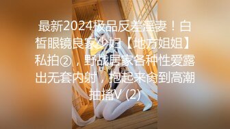 最新2024极品反差淫妻！白皙眼镜良家少妇【地方姐姐】私拍②，野战居家各种性爱露出无套内射，抱起来肏到高潮抽搐V (2)